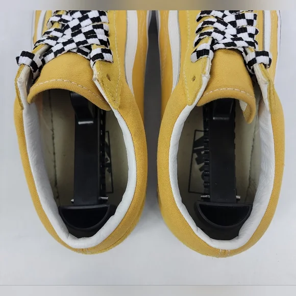 Vans Off The Wall Low Top Comfort Shoes Mens 6.5 Womens 8 Yellow Sneakers 751505 - Picture 3 of 12